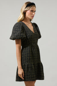 Carrol Zaylee Tweed May Tiered Mini Dress