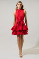 Teresa Ruffle Tiered Mini Dress