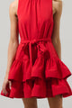 Teresa Ruffle Tiered Mini Dress