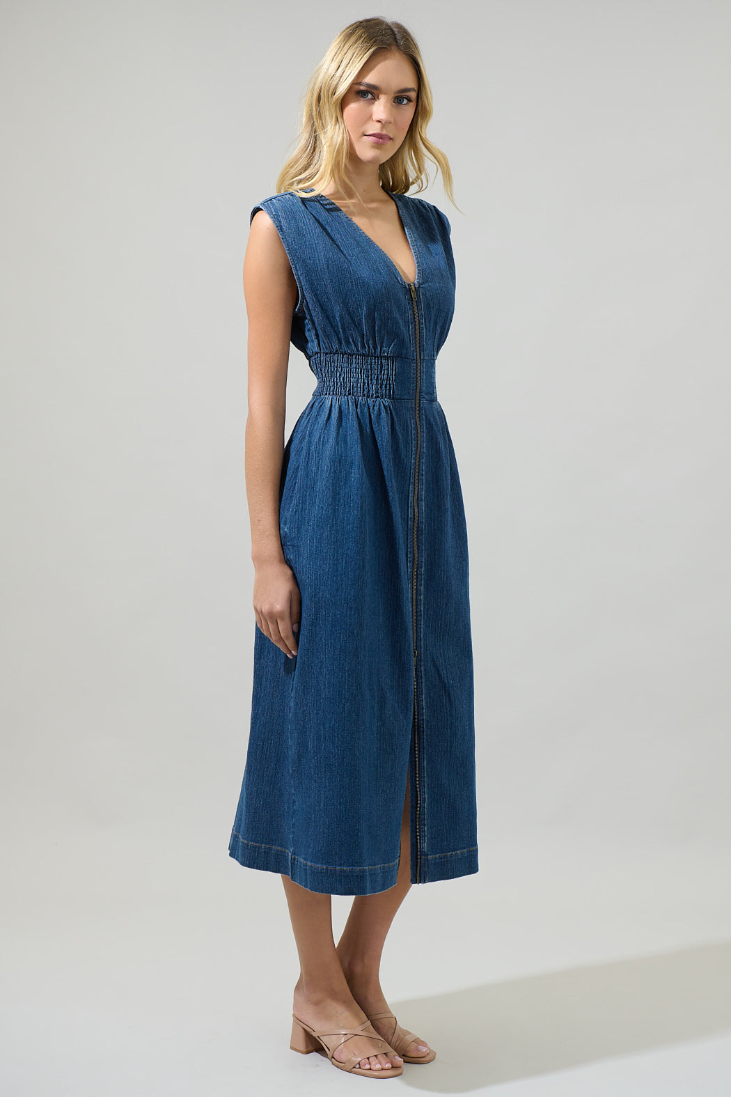 sugarlips denim dress Jackson Denim Mini Dress