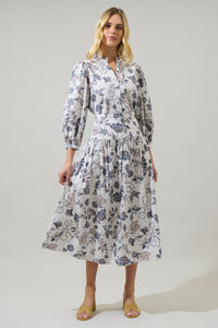 Bryony Floral Izzy Maxi A Line Skirt