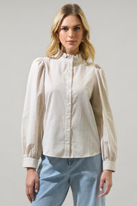 Sandy Striped Doris Button Down Shirt