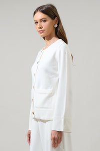 Pamelia Wide Sleeve Button Up Cardigan