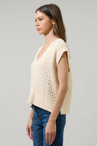 Tacey V-Neck Sweater Vest Top