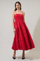 Arielle Jacquard Belle Strapless Maxi Dress