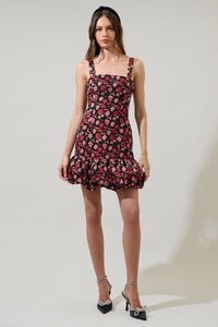 Fredonia Floral Eloy Ruffle Mini Dress