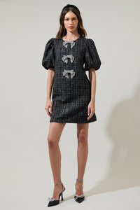 Margaret Tweed Cora Shift Mini Dress