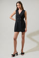 Malaga City Wrap Button Romper