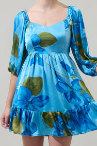 Neiva Floral Evy Sweetheart Mini Dress