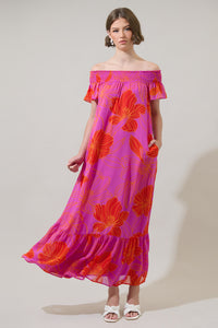 Blakeley Floral Jane Smocked Maxi Dress