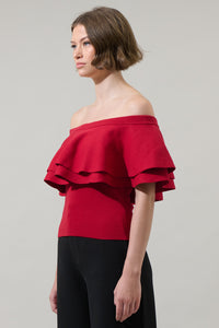 Genoa Kaila Off the Shoulder Sweater Top