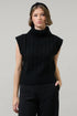 Anaya Turtle Neck Ribbed Sweater Top