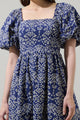 Viridiana Floral Eyelet Sonora Bubble Sleeve Babydoll Dress