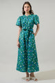 Laury Floral Mile Button Down Maxi Dress