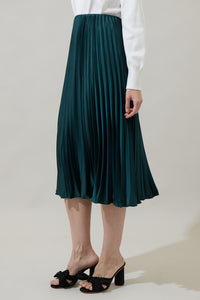 Sidney Pleated Maxi Skirt