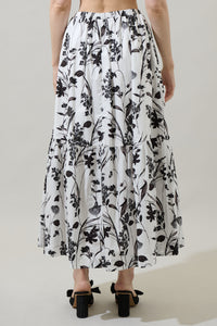 Leiden Floral Breda Tiered Maxi Skirt