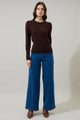 Sierra Puff Sleeve Ribbed Sweater