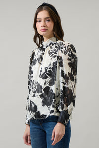 Nerine Floral Hillary Tana Long Sleeve Blouse