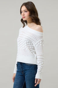 Redan Off the Shoulder Sweater Top