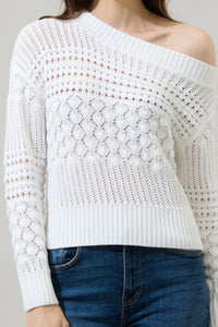 Redan Off the Shoulder Sweater Top