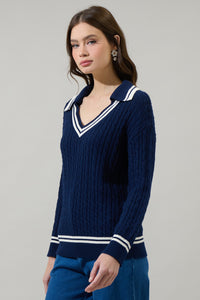 Nevaeh V Neck Knit Sweater