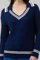 Nevaeh V Neck Knit Sweater