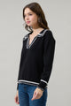 Haines Contrast Collared Sweater