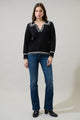 Haines Contrast Collared Sweater