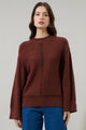 Dills Stitched Dropped Shoulder Sweater