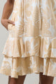 Geneva Floral Graceland Ruffle Trim Mini Dress