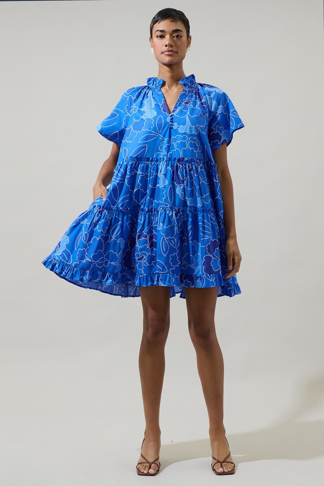 maris mini dress L'AGENCE Maris Mini Dress In Havasu