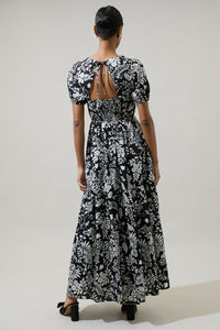 Pine Hill Floral Becca Tiered Maxi Dress