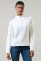 Wadley Zip Up Cropped Sweater