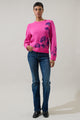 Nathalia Floral Long Sleeve Sweater