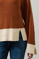 Paula Colorblock Wide Sleeve Sweater