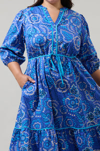 Kenner Floral Melia Shirt Midi Dress Curve