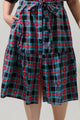 Winston Plaid Wynette Tiered Midi Dress Curve