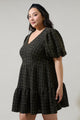 Carrol Zaylee Tweed May Tiered Mini Dress Curve