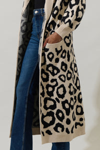 Smitten Duster Leopard Cardigan