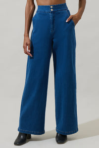 Mayer June Denim Wanetta Wide Leg Pants