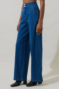 Mayer June Denim Wanetta Wide Leg Pants