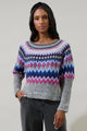 Daria Fair Isle Crewneck Sweater