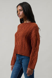 Harlem Cable Knit Sweater