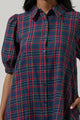 Chapman Plaid Levy Button Down Shift Dress