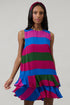 Saige Striped Una Shift Mini Dress