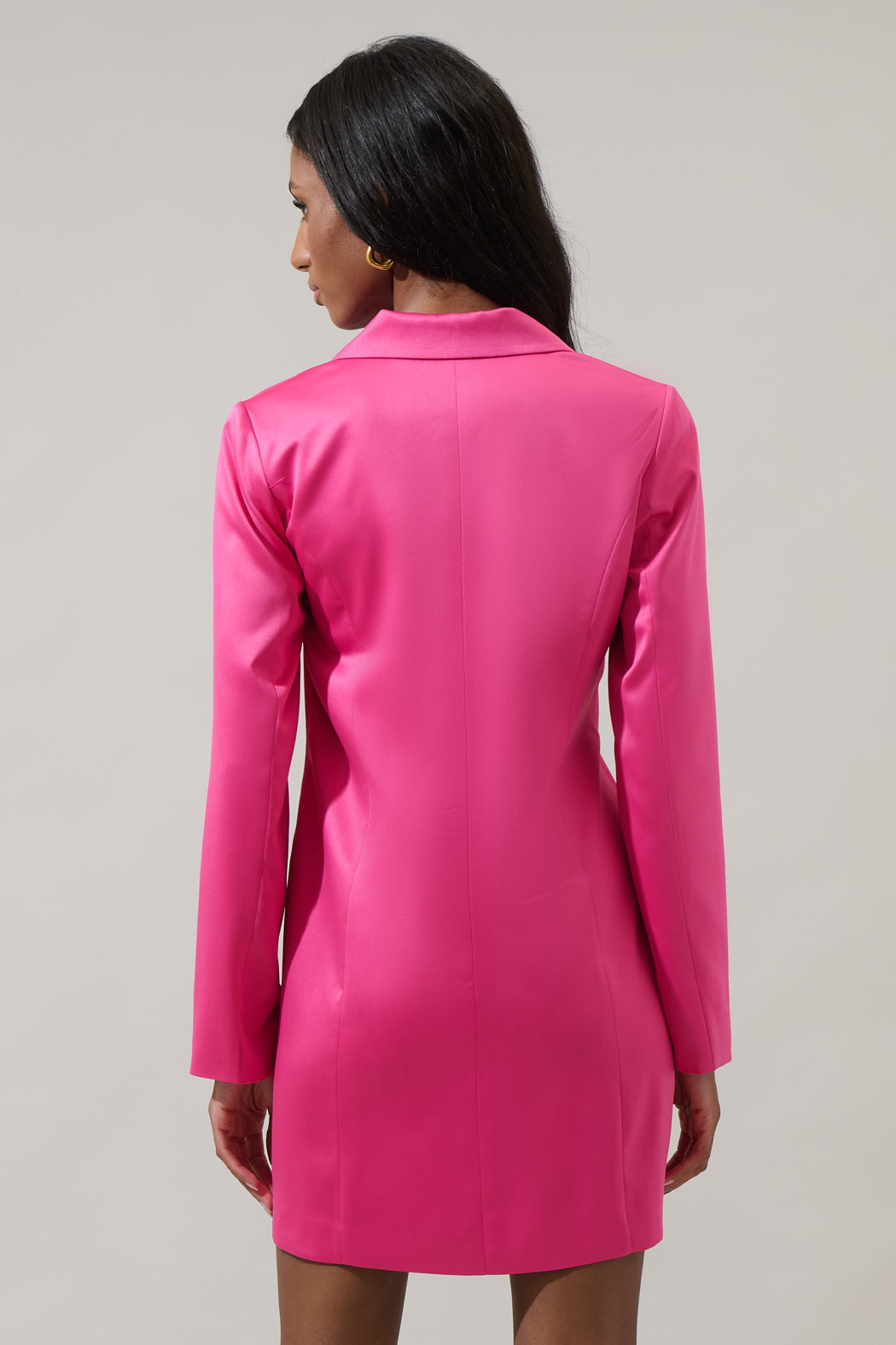 Leena Keep It Cool Oversized Blazer Dress CHERRY / XS by Sugarlips Leena Keep It Cool Oversized Blazer Dress CHERRY / XS by Sugarlips