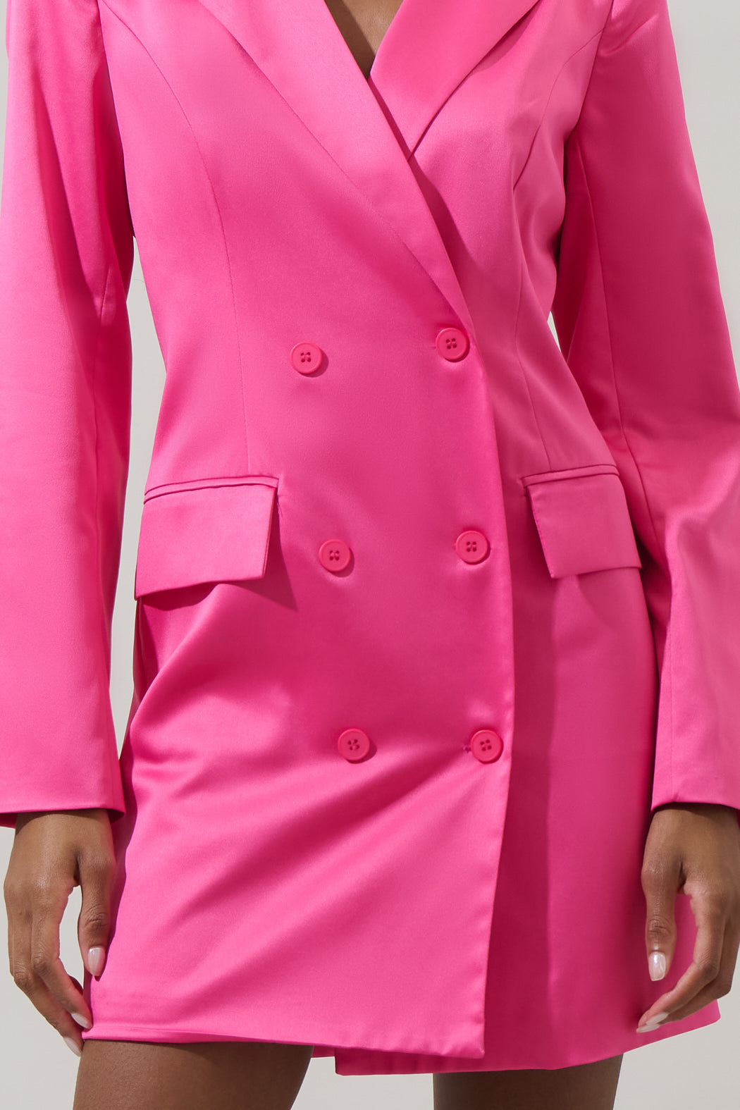oversized blazer dress Leena Keep It Cool Oversized Blazer Dress CHERRY / XS by Sugarlips