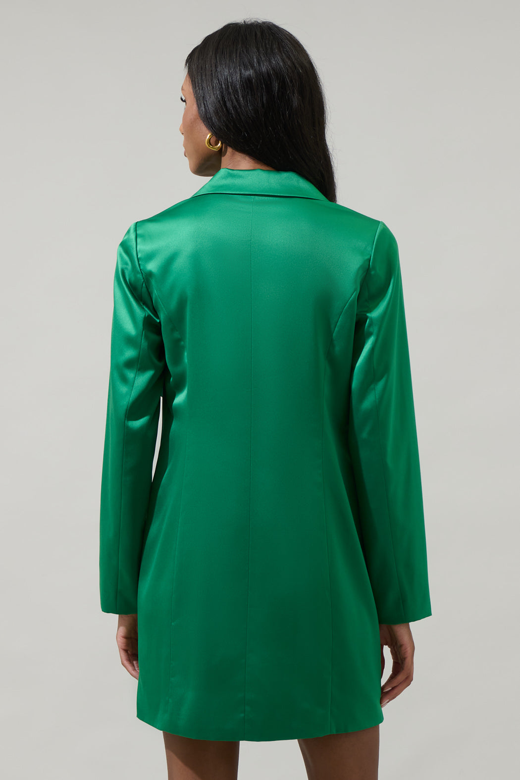 Leena Keep It Cool Oversized Blazer Dress CHERRY / XS by Sugarlips Leena Keep It Cool Oversized Blazer Dress CHERRY / XS by Sugarlips