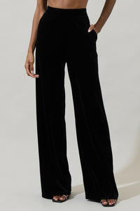 Oriana Lulu Velvet Wide Pants