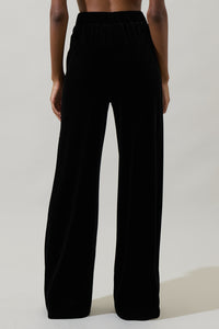 Oriana Lulu Velvet Wide Pants